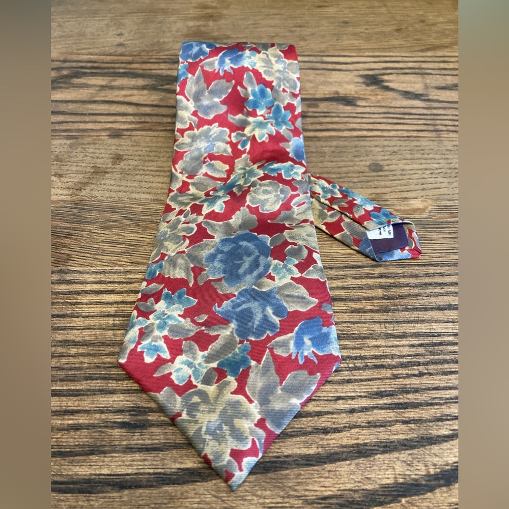 Mens Bugatti Floral Tie